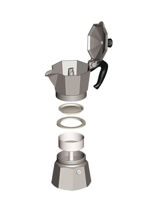 BIALeTTI Moka Espresso Maker 6 Cups BE-1163 Silver  - Image 3
