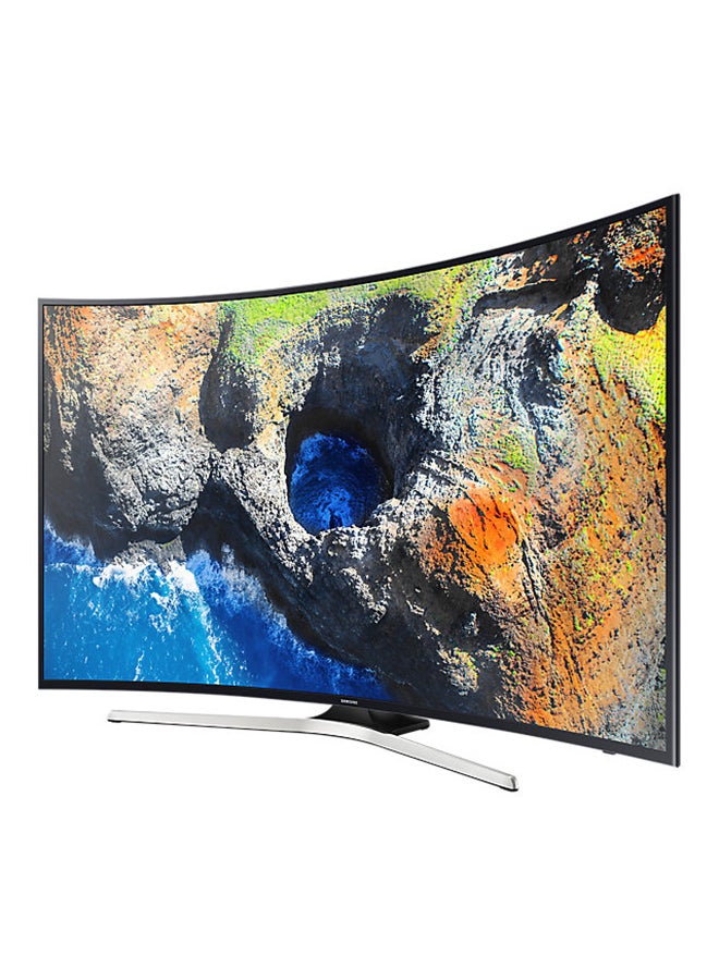 Samsung - 55-Inch 4K Ultra HD Curved Smart TV UA55MU7350 Black - Image 1