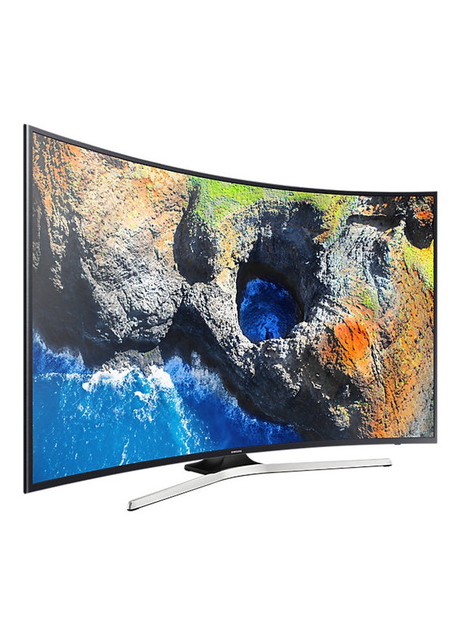 Samsung - 55-Inch 4K Ultra HD Curved Smart TV UA55MU7350 Black - Image 1