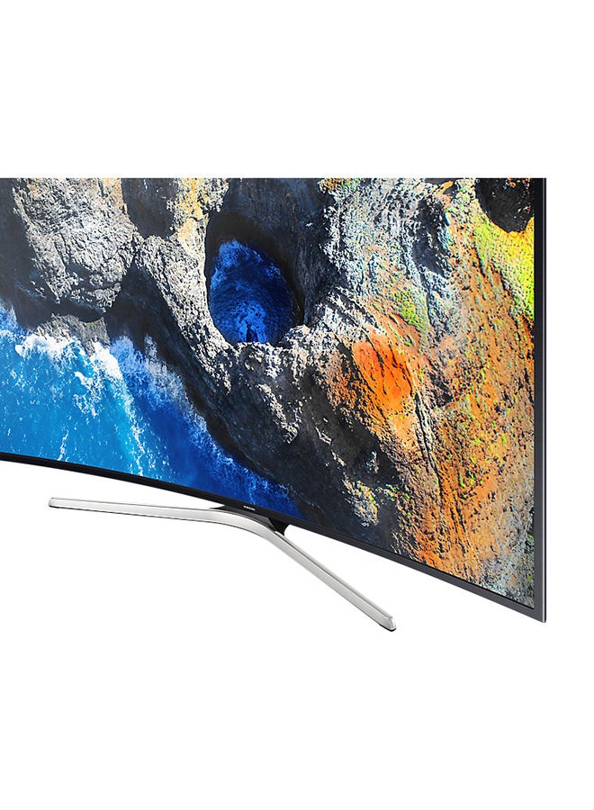 Samsung - 55-Inch 4K Ultra HD Curved Smart TV UA55MU7350 Black - Image 1