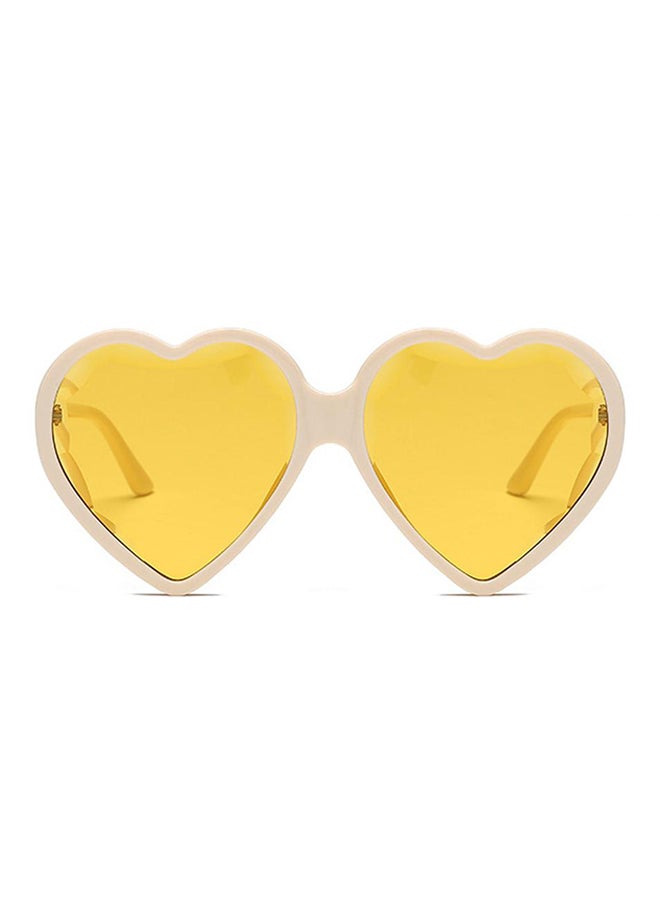 هيكوليتي نظارة شمسية بإطار على شكل قلب وعدسات متعددة الألوان للنساء - Image 2