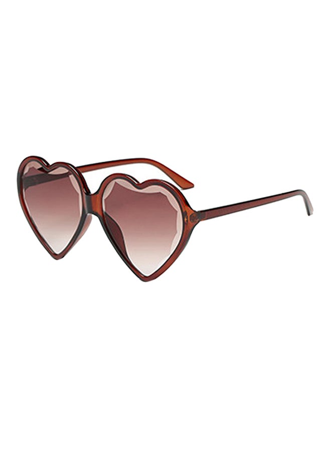 hikulity Women's Polychromatic Heart Shape Sunglasses  - Image 1