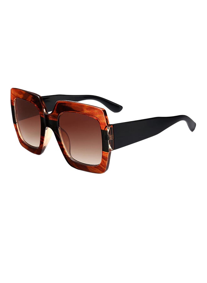 hikulity Women's Polychromatic Rectangular Sunglasses  - Image 1