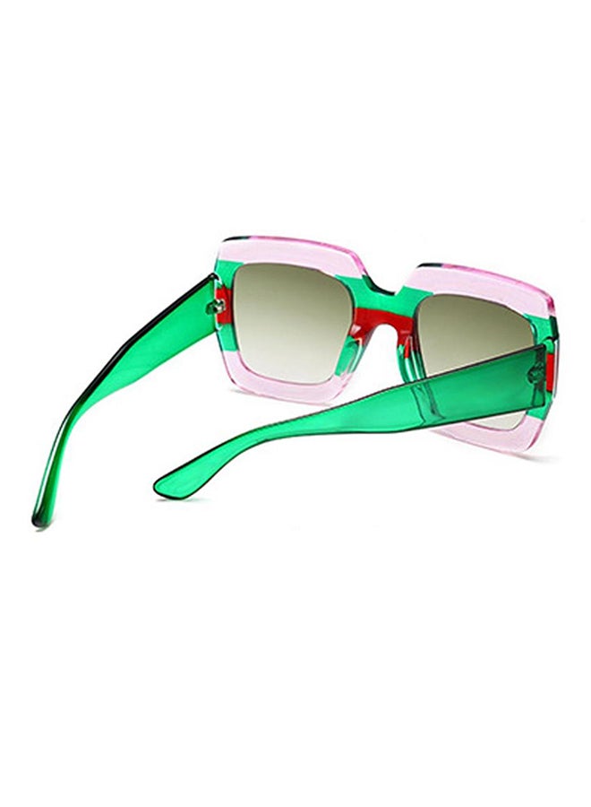 هيكوليتي نظارة شمسية بإطار مستطيل وعدسات متعددة الألوان - Image 3