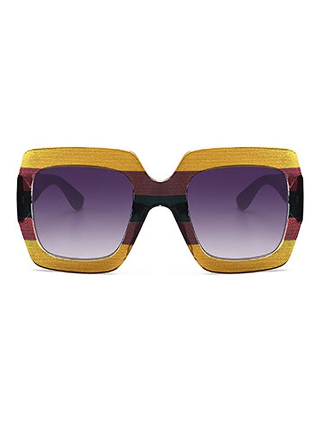 hikulity Polychromatic Rectangular Sunglasses - Image 2