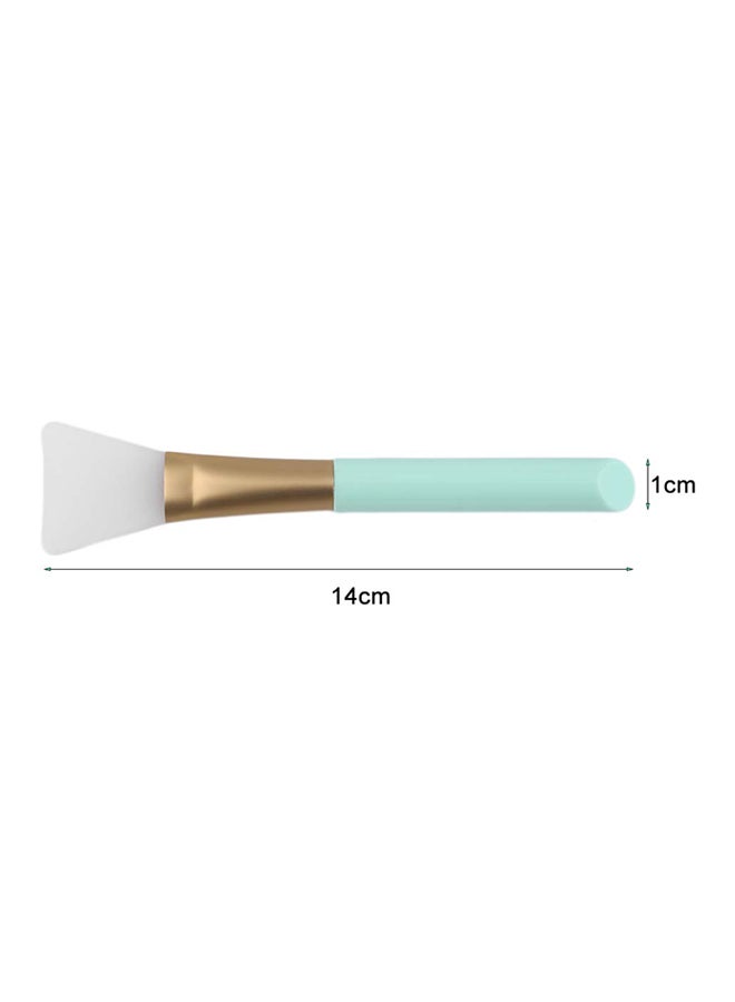Generic Facial Mask Silicone Makeup Brush Blue/Gold  - Image 3