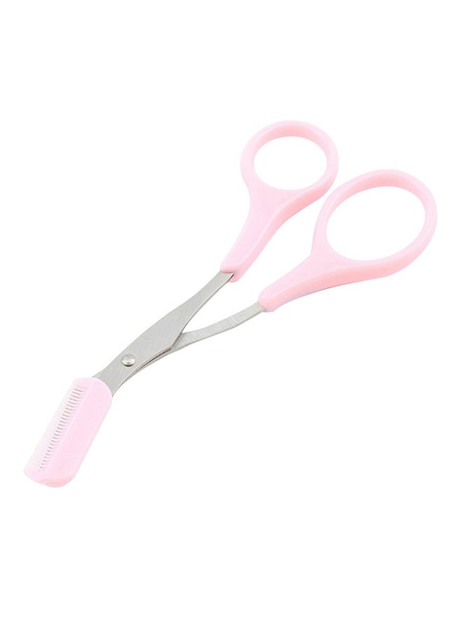 Eyelash Hair Scissors Pink/Silver