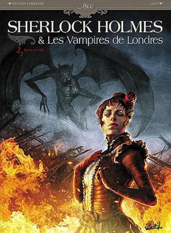 Sherlock Holmes and Les Vampires De Londres Printed Book - Album French by Sylvain Corduri - 02/08/2010 