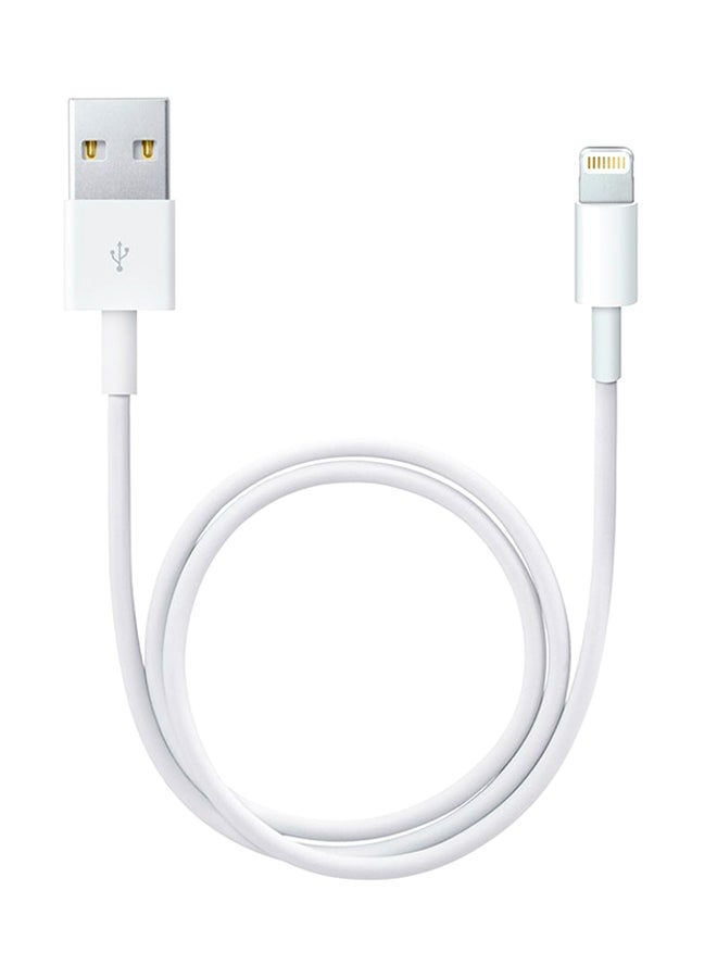 8-Pin Lightning Data Sync Charging Cable White