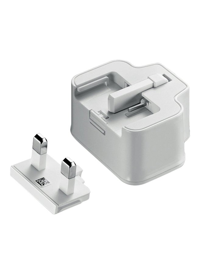 Samsung 3-Pin Plug Travel Adapter White  - Image 1