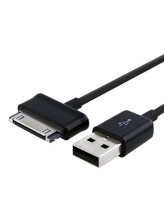 Generic - USB Data Sync Charging Cable For Samsung Galaxy Tab Note10.1 (GT-N8000) Black - Image 1