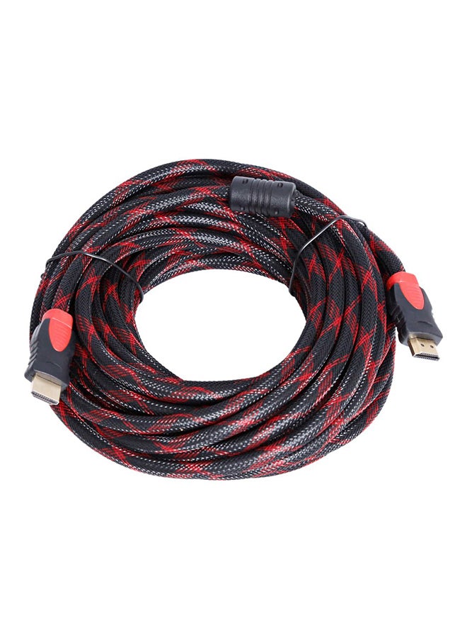 Giga 360 - HDMI Male To Male Cable Black/Red - Image 1