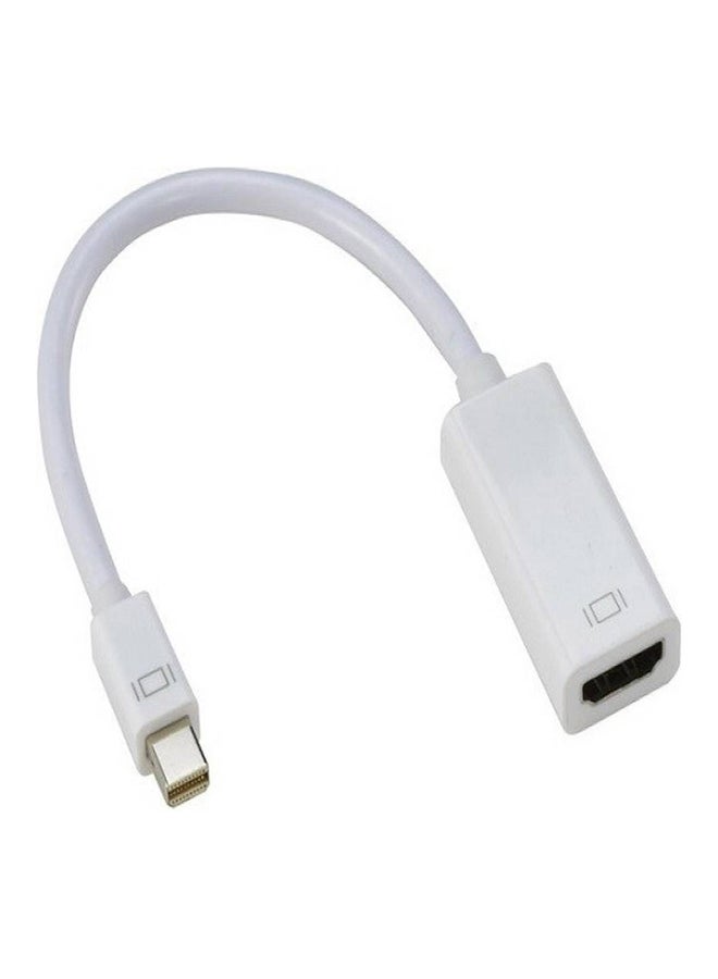 HDMI To Mini Display Port Adapter For Apple Macbook Air White 