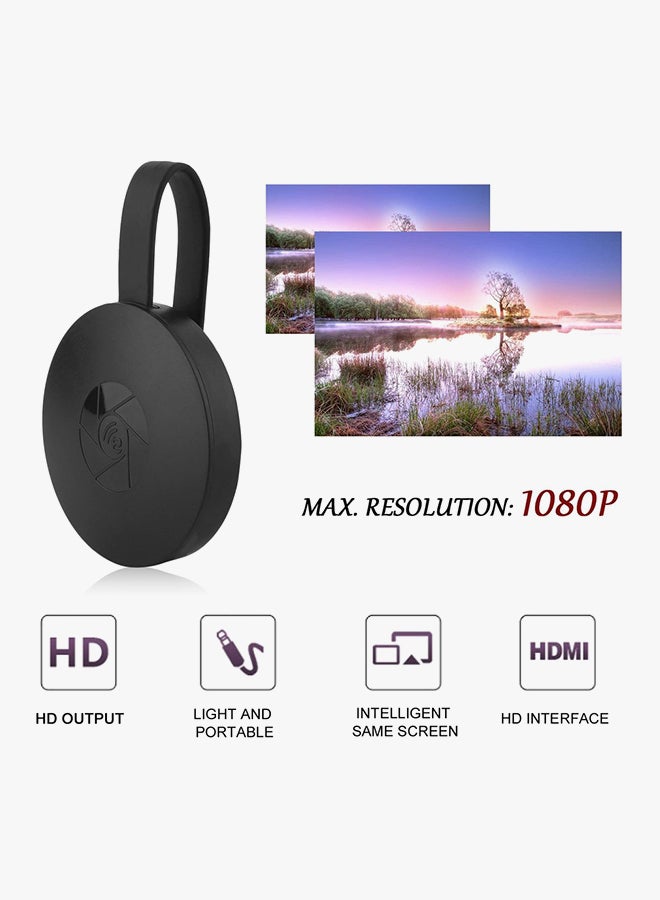 دونجل لاسلكي للتلفزيون بمنفذ HDMI أسود - Image 3