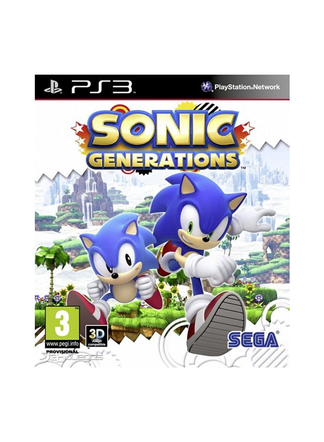 Sega - Sonic Generations (Intl Version) - Adventure - PlayStation 3 (PS3) - Image 1