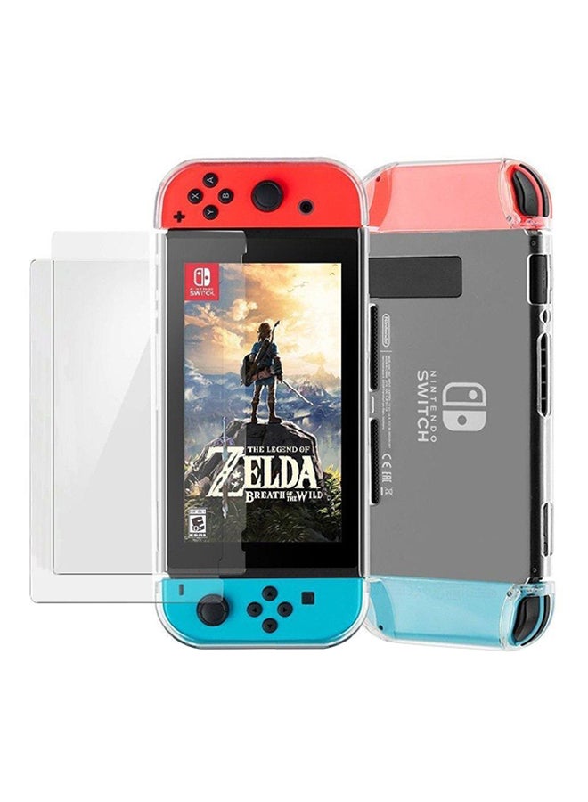 Protective Case Cover With Tempered Glass - Nintendo Switch - Image 1