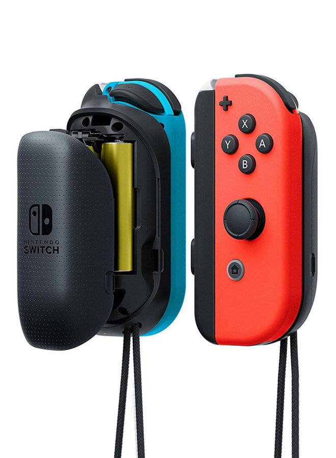 نينتندو طقم بطاريات AA لأجهزة التحكم جوي كون مكون من قطعتين - لون أحمر/أزرق - Image 1