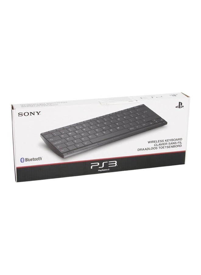 Sony - Wireless Keyboard For PlayStation 3 Black - Image 1