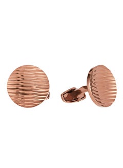 Stainless Steel Cufflinks PMS044O Rose Gold