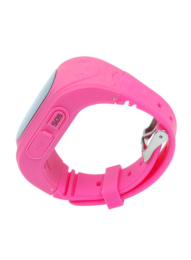 Generic Anti Lost GPS Tracker SOS Kids Monitoring Smartwatch Pink  - Image 2
