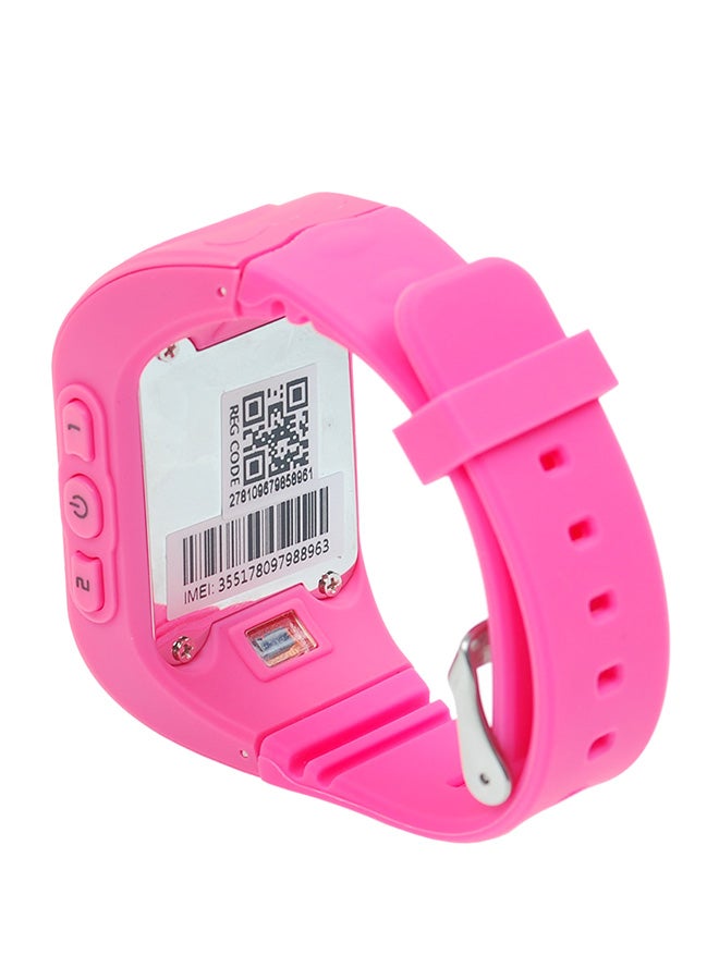 Generic Anti Lost GPS Tracker SOS Kids Monitoring Smartwatch Pink  - Image 3
