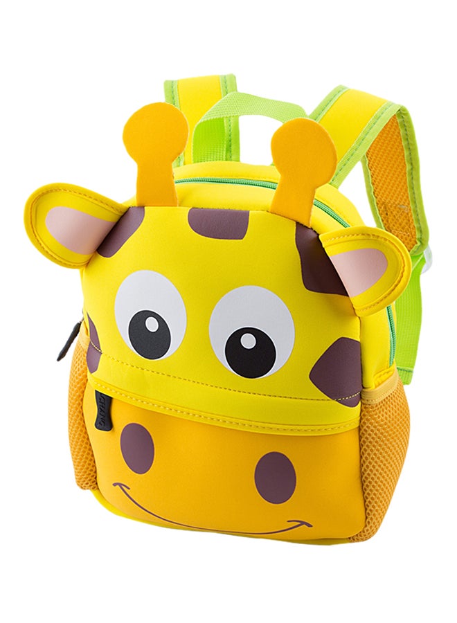 Animal Design Waterproof Kids Backpack TC1826439 Yellow/Green