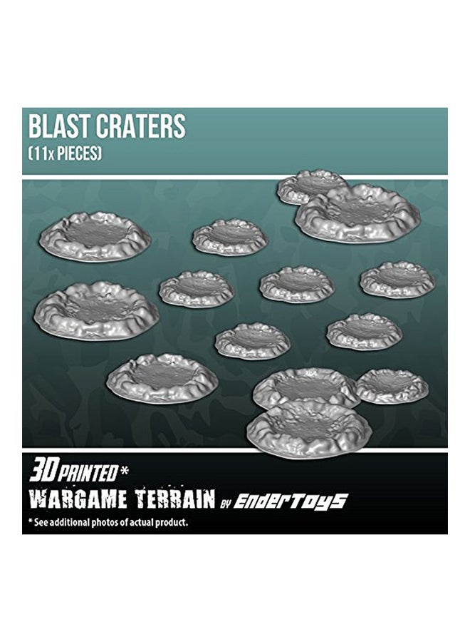 EnderToys 11-Piece 3D Printed Blast Craters Set - Image 1