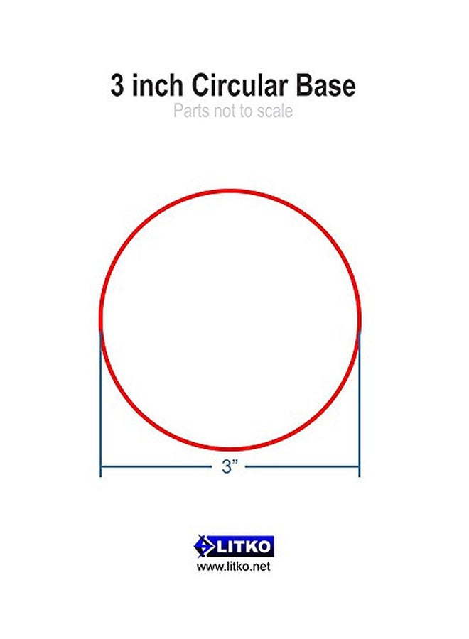 Hedral 10-Piece Round Shape Miniature Base Set - Image 3