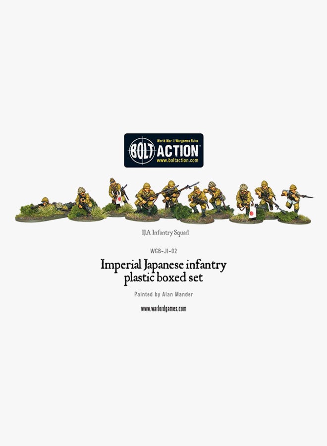 WARLORD GAMES 30 - Piece Imperial Japanese Infantry Miniatures Set - Image 2