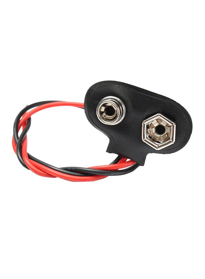UHcom Clip On Battery Snap Connector Black/Red  - Image 2