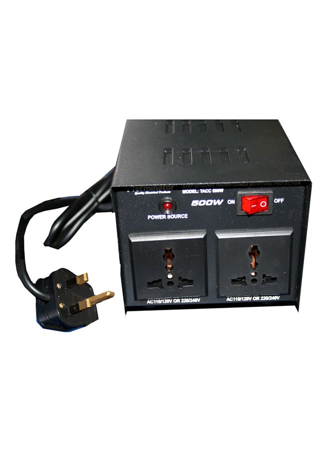Terminator AC To AC Dual Voltage Converter Black 
