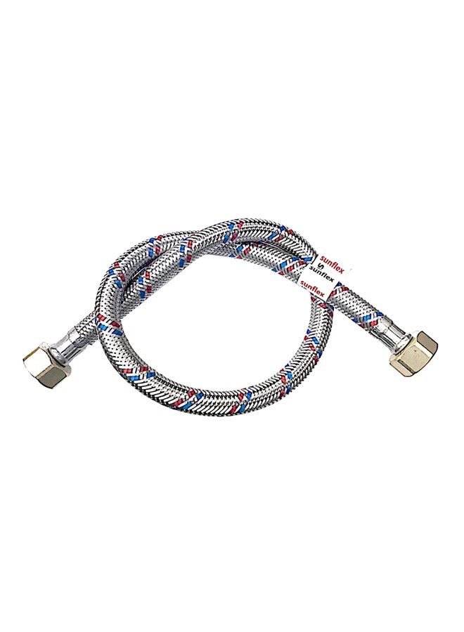 Sunflex Water Heater Plumbing Flexible Hose Silver/Blue/Red 60cm