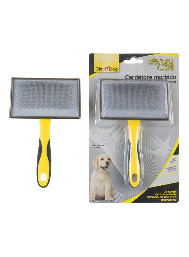 GIMBORN Soft Slicker Brush Yellow/Silver/Black S - Image 2