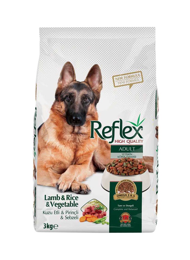 REFLEX Adult Dog Food Lamb Rice And Vegetable 3kg