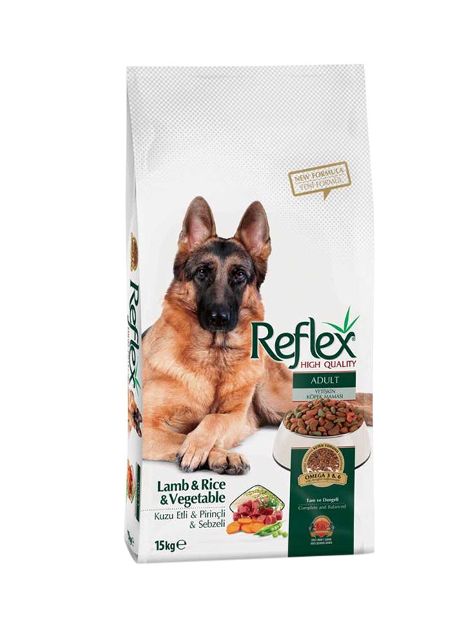REFLEX Lamb Rice And Vegetable Food For Adult Dog 15kg