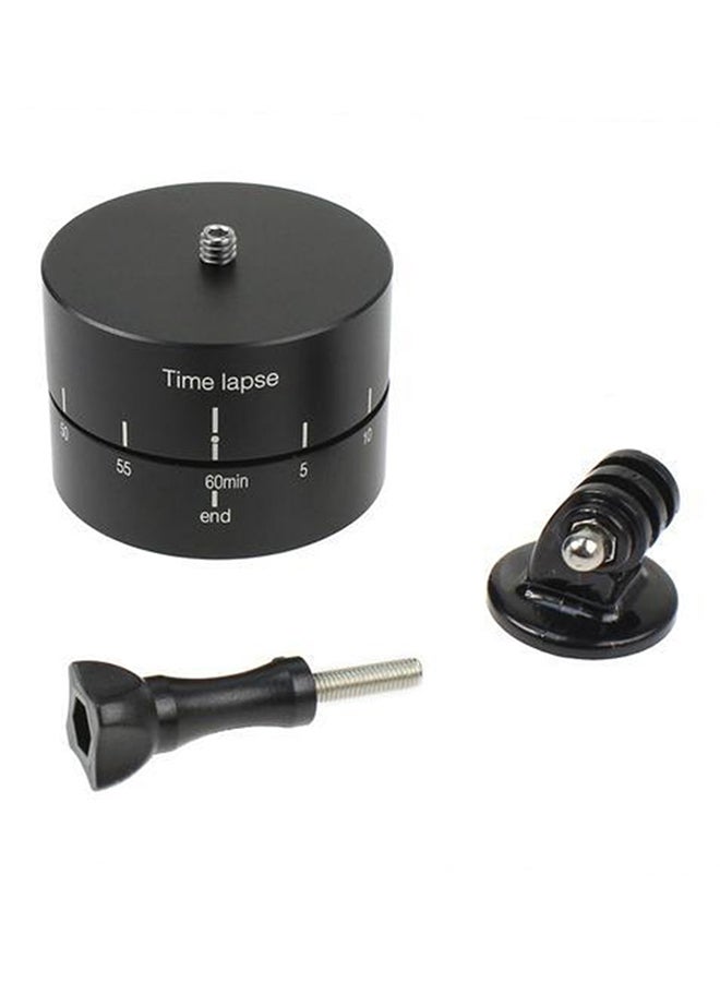 360-Degree Rotatable Ball Head For GoPro Camera Black - Image 1
