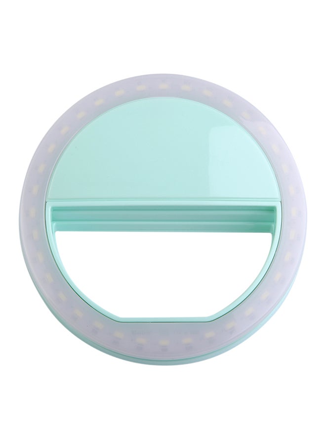 Generic LED Ring Flash Light Green/White  - Image 1