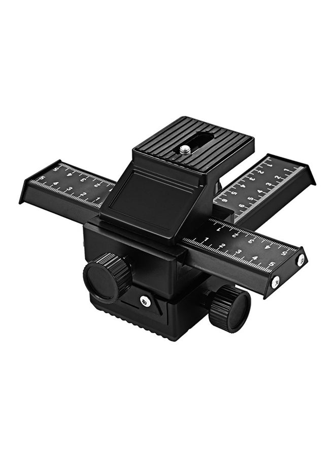 4-Way Photography Tripod Head Black - Image 1