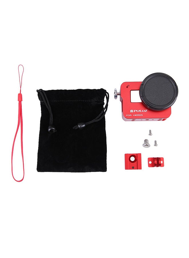 Generic PU182 Protective Case For GoPro HeroR5 Red  - Image 1