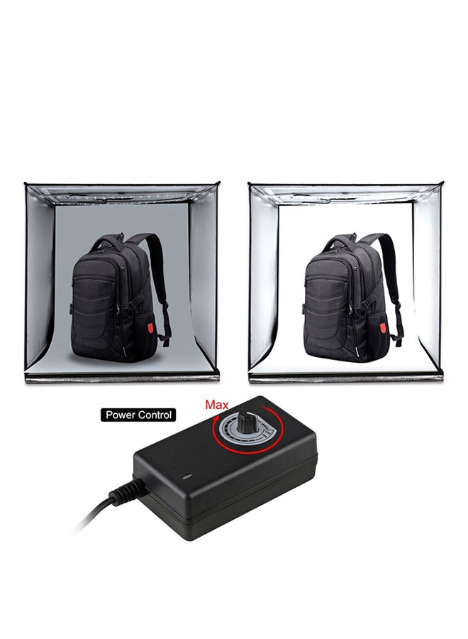 Foldable Photography LED Tent Box Kit Black  - Image 1