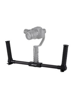 Generic Dual Handheld Grip For DSLR Camera Black  - Image 1