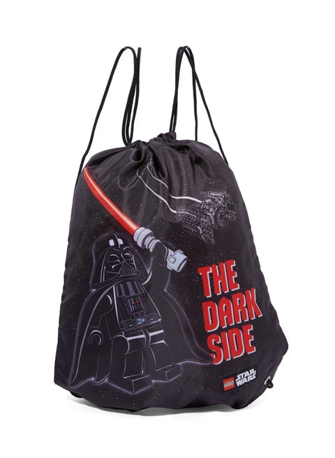 Drawstring Closure Backpack Black/Red