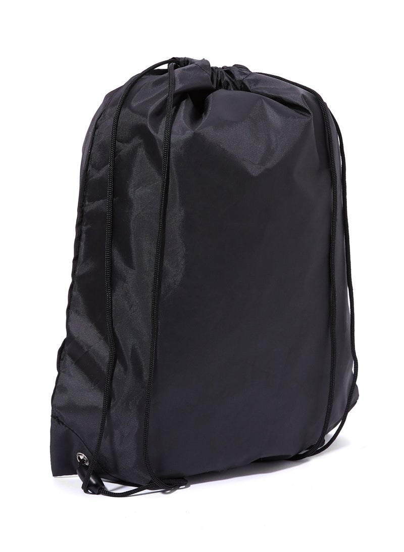 Drawstring Closure Backpack Black/Red