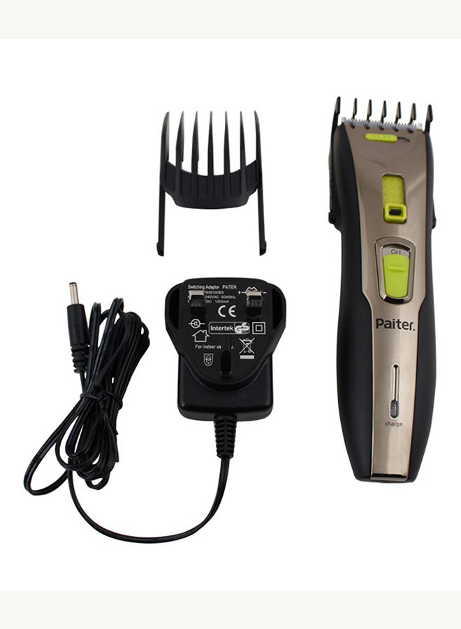 Paiter Electric Rechargeable Hair Clipper Black/Brown - Image 2