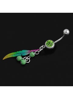 Zircon Studded Belly Ring