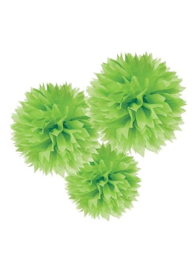 أمسكان مجموعة ورق منفوش للزينة مكونة من 3 قطع