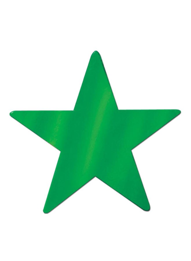 Amscan Star Shaped Foil Cut Out 5inch