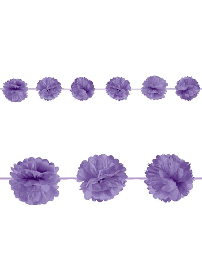 Amscan Fluffy Paper Garland 12feet Decorations Party Supplies 12feet