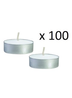 100-Piece Unscented Tea Light Wax Candle Set Birthday Party Supplies - v1536065790/N16660463A_1