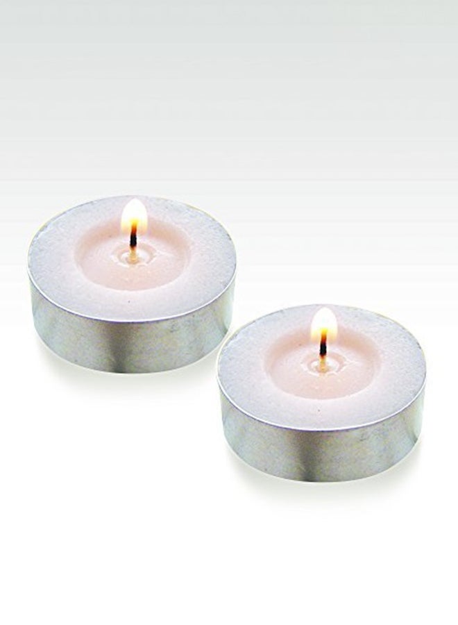 Amscan 100-Piece Unscented Tea Light Wax Candle Set Birthday Party Supplies - Image 2